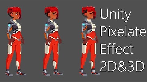 Unity VFX - Pixel Shader Effect -  Downloadable