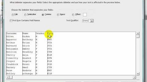 Importing a text file into an Access database
