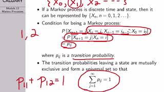 Probability Lecture 13: Markov Processes and Chains