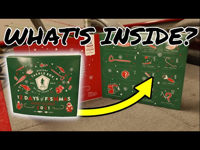 Unboxing Mystery Tackle Box 12 Days of Fishmas 