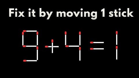 Can You Solve These Matchstick Puzzles Before the Timer Ends?