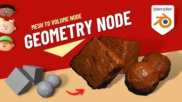 Blender3.4 Mesh to Volume Node🤩 || Geometry Node ||