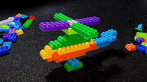 Satisfying ASMR Building Blocks Helicopter | DIY Lego #blocks #legomoc #buildingblocks #myblocksasmr