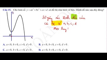 🔥 Mẹo xét dấu hệ số a, b, c, d siêu nhanh – hiểu bản chất đồ thị bậc 3 ngay! 2k8 xem liền 💥📈
