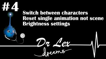 Dr Lex #4 (Dreams PS4) | Switch characters, Reset animation, Brightness settings