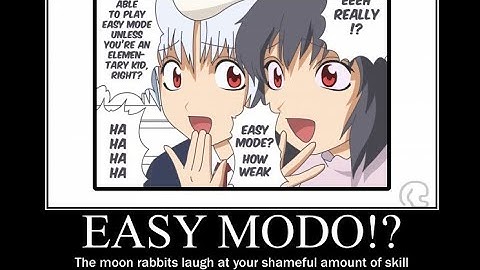 This is why people never play Touhou in easy mode