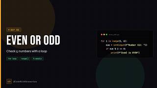 Celebrity Build an even_odd in Python Day 2 Net Worth