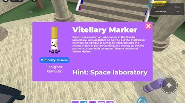How to get Vitellary Marker in Find The Markers