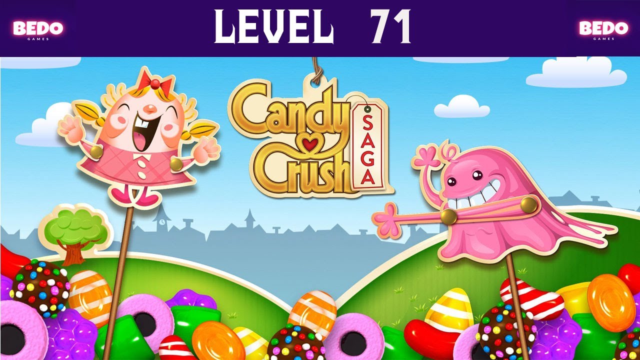 Candy Crush Saga Level 71 - YouTube