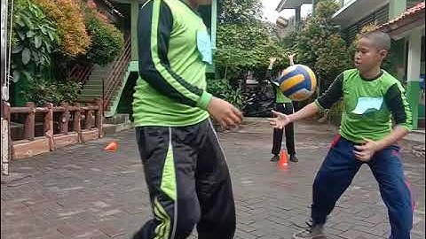 Penilaian Praktek PJOK Kelas 6 Materi Voli Passing Atas Semester 2