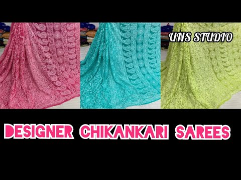 Beautiful Chikankari Saree Designs with Price and Buying Link  in description