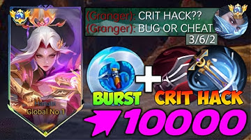 NEW META! HANABI 200% BEST CRIT DAMAGE BUILD AND EMBLEM!! (hanabi best build 2025) - MUST TRY | MLBB