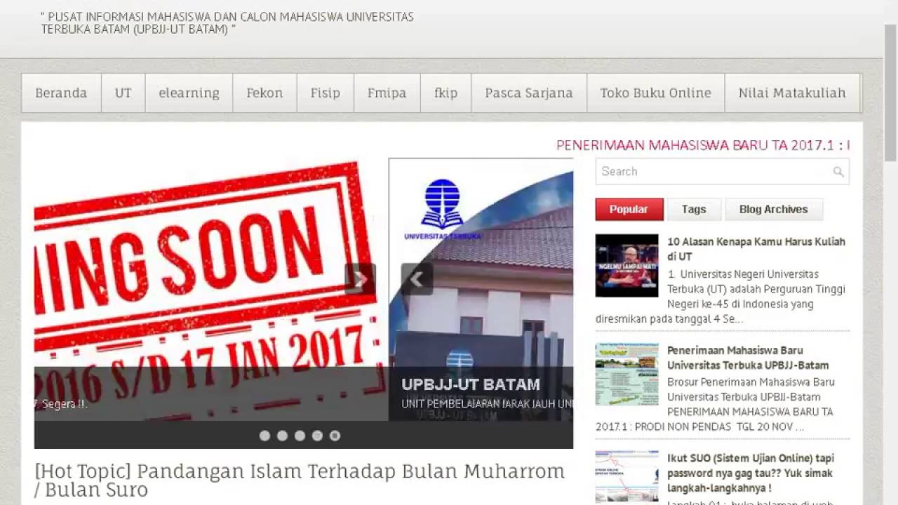 Cara Upload Tugas Tutorial Online UT - YouTube