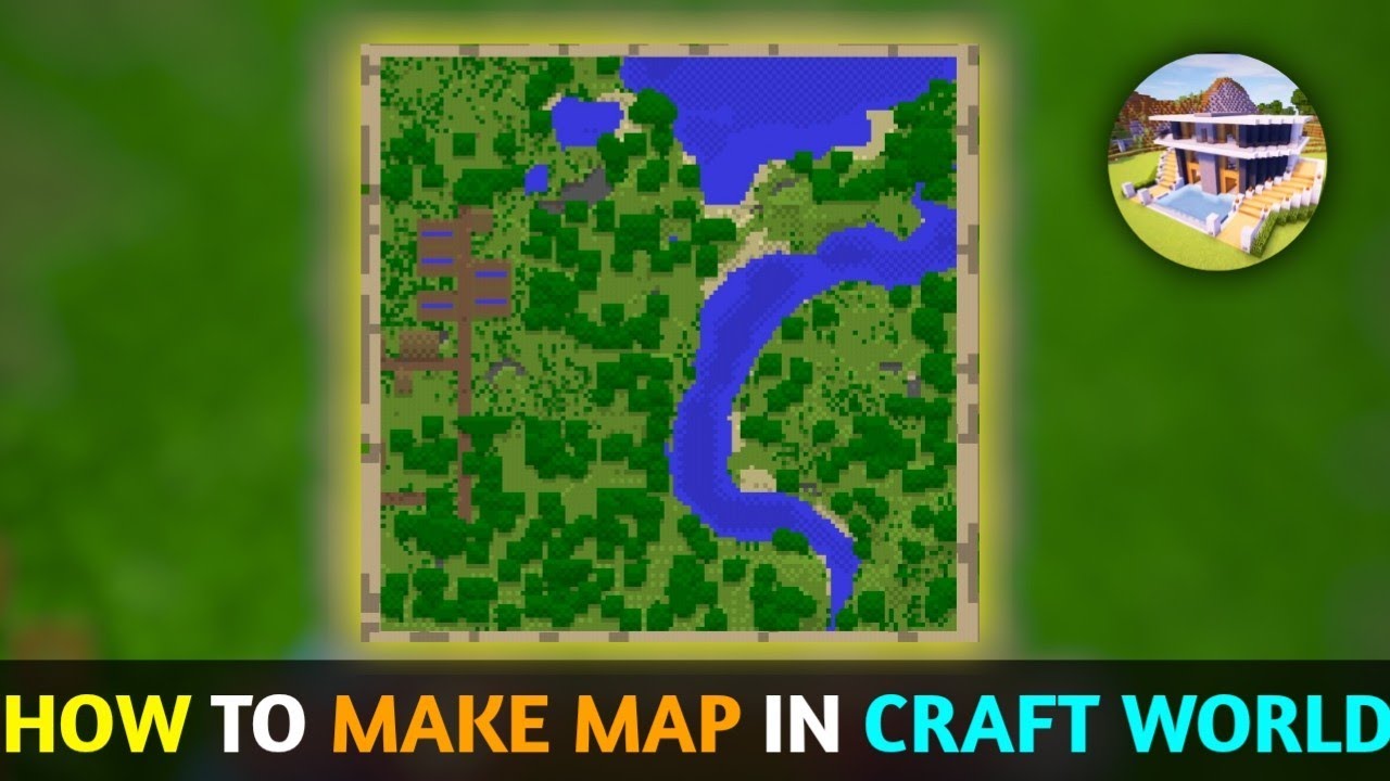 How To Make Map In Craft World, Whare is map in craft world