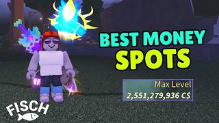 *NEW* BEST MONEY FARMING LOCATIONS In FISCH! Roblox