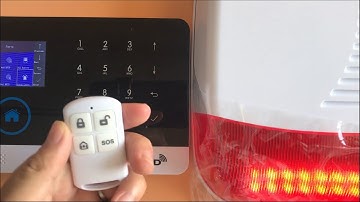 set up video for outdoor siren strobe clip