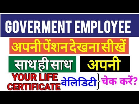 किसी भी सरकारी कर्मचारी का पेंशन चेक करना सीखें || How To Check Government Employees Pension ||