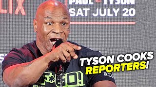 Mike Tyson GOES OFF ON REPORTER when asked if he's TOO OLD to fight Jake Paul! screenshot 3