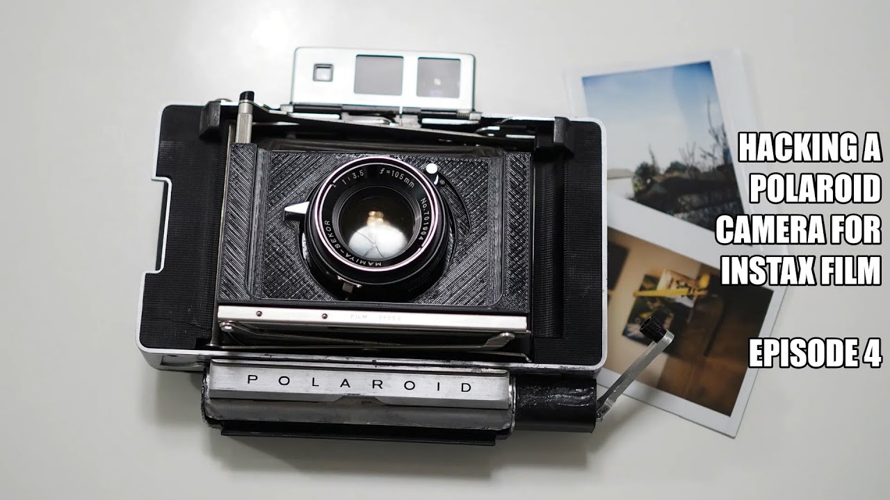 Beroep Acht knecht How to modify a polaroid land camera to use instax wide film - Episode 4 -  new lens standard - YouTube