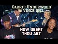 Carrie Underwood ft Vince Gill "How Great Thou Art" {Livestream} Reaction | Asia and BJ