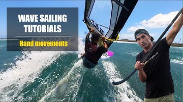 How to move your hand in windsurf wave sailing. Josep Pons TOP TIPS