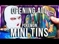 OPENING ALL POKEMON MINI TINS (EXTREMELY LUCKY)