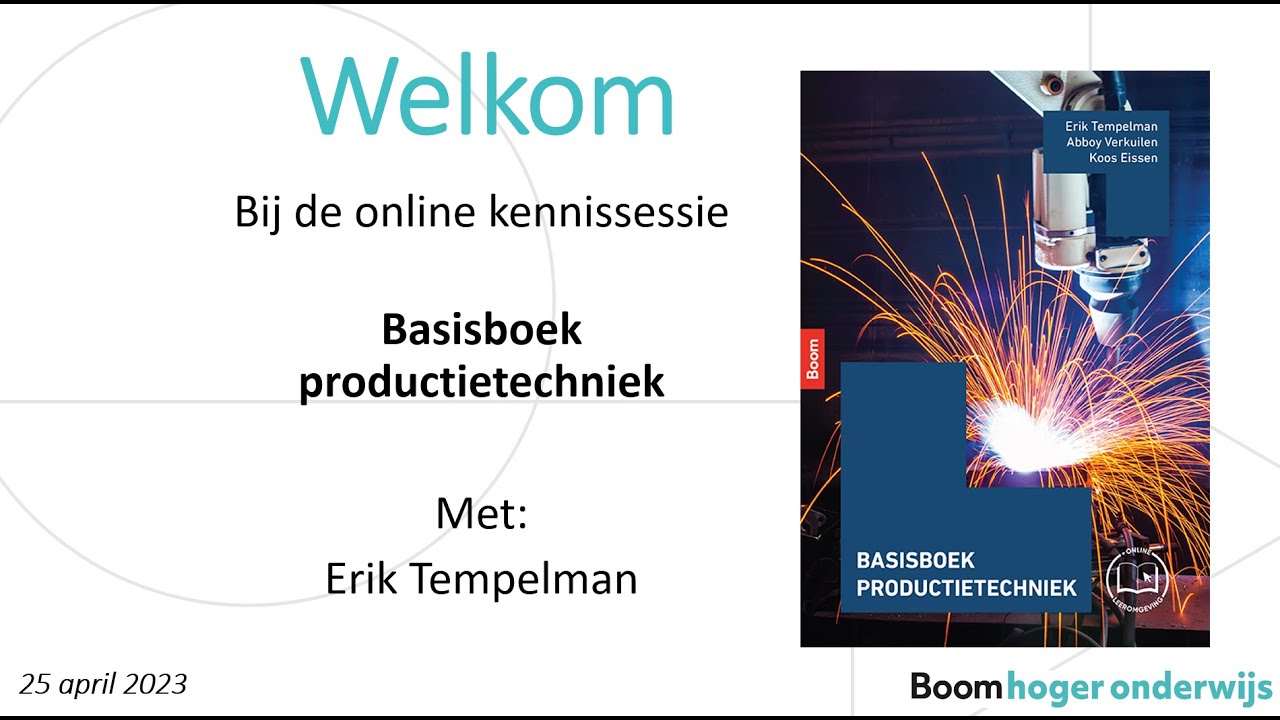 Online kennissessie: Basisboek productietechniek | Erik Tempelman - YouTube