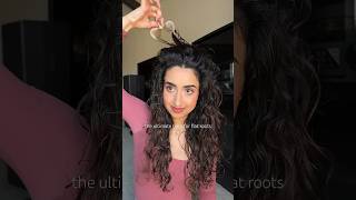 Claw clip for flat roots 🤩 #hairtok #wavyhair #wavyhairtips #hairtransformation