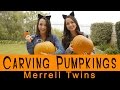 Carving Pumpkins - Merrell Twins