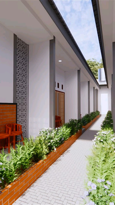 Desain Kos Kosan Minimalis di Lahan 10x23 m