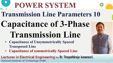 PS18 Capacitance of 3 Phase Transmission Line
