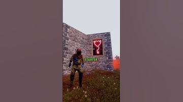 My Rust starter Base. 2 x 1 Set up for grabbing loot and grubbing #rust #shortvideo #gaming #reels