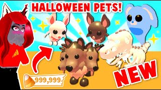 All The *NEW HALLOWEEN PETS* And ACESSORIES In The NEW Adopt Me Update! (Roblox)