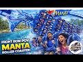 Manta POV 🐠 SeaWorld Orlando’s INSANE Flying Coaster! (Face-Down Thrill!)