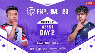 [NP] 2023 PMPL South Asia Spring | Week 1 Day 2 | Survive to Conquer