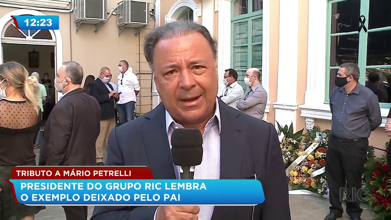 Tributo a Mário Petrelli: Presidente do Grupo RIC lembra o exemplo deixado pelo pai