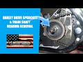 Drive Sprocket & Transmission Shaft Bearing Removal Part 4 of 10 | Techn' Moto