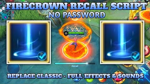 Classic Recall to Fire Crown Recall Script - No Password