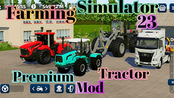 Farming Simulator 23 New Premium Tractor Mod| Fs23 New Map Mod #farminggames #fs20mods #fs23mods