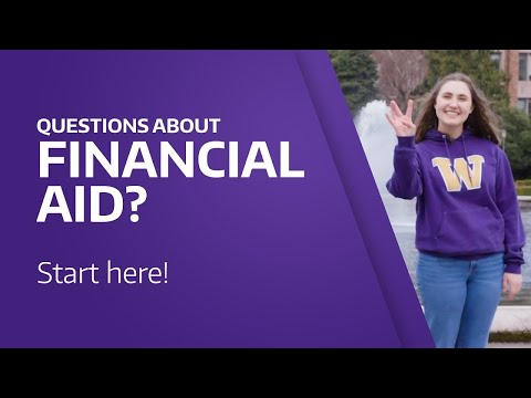 Let these students at the UW show you how to apply for financial aid