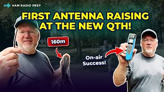 First Antenna at the New QTH – 160m Dipole Build & Test!
