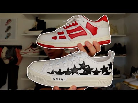 SKELS OR STARS? AMIRI Star Low Top White Sneaker (Review) + ON FOOT