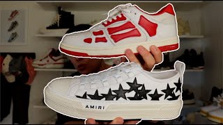 SKELS OR STARS AMIRI Star Low Top White Sneaker Review ON FOOT