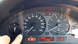 BMW E46 instrument cluster reset. Fuel gauge Calibration. (Software Re-set) screenshot 5