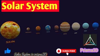 Make 3D Solar System Animation in  Prisma3D|Prisma3DTutorial screenshot 3