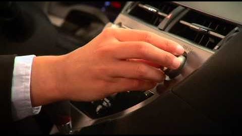 Lexus Audio System - Programming Radio Presets with Remote Touch
