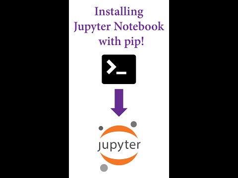 Video: Kan du pip-installere i Jupyter notebook?