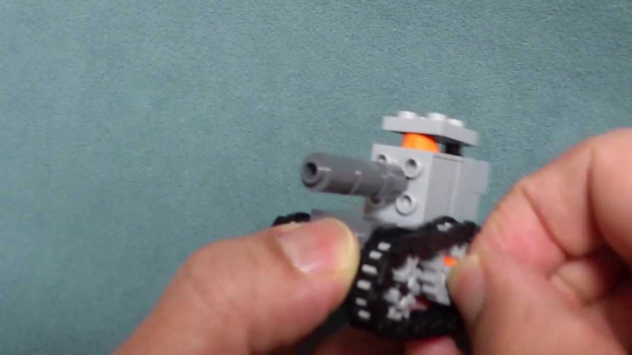 Lego ミニミニ戦車を作ってみました Youtube Lego ミニミニ戦車を作ってみました Youtube