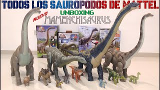 Unboxing Mamenchisaurus Jurassic World Mattel (Todos los Sauropodos de Mattel)