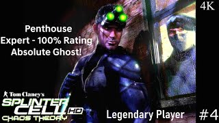 SPLINTER CELL: CHAOS THEORY HD - PENTHOUSE // EXPERT -100% RATING (ABSOLUTE GHOST)